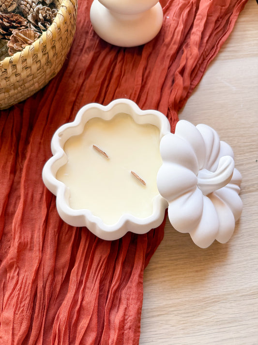 Vela de Cera de Soja - Abóbora | 300g