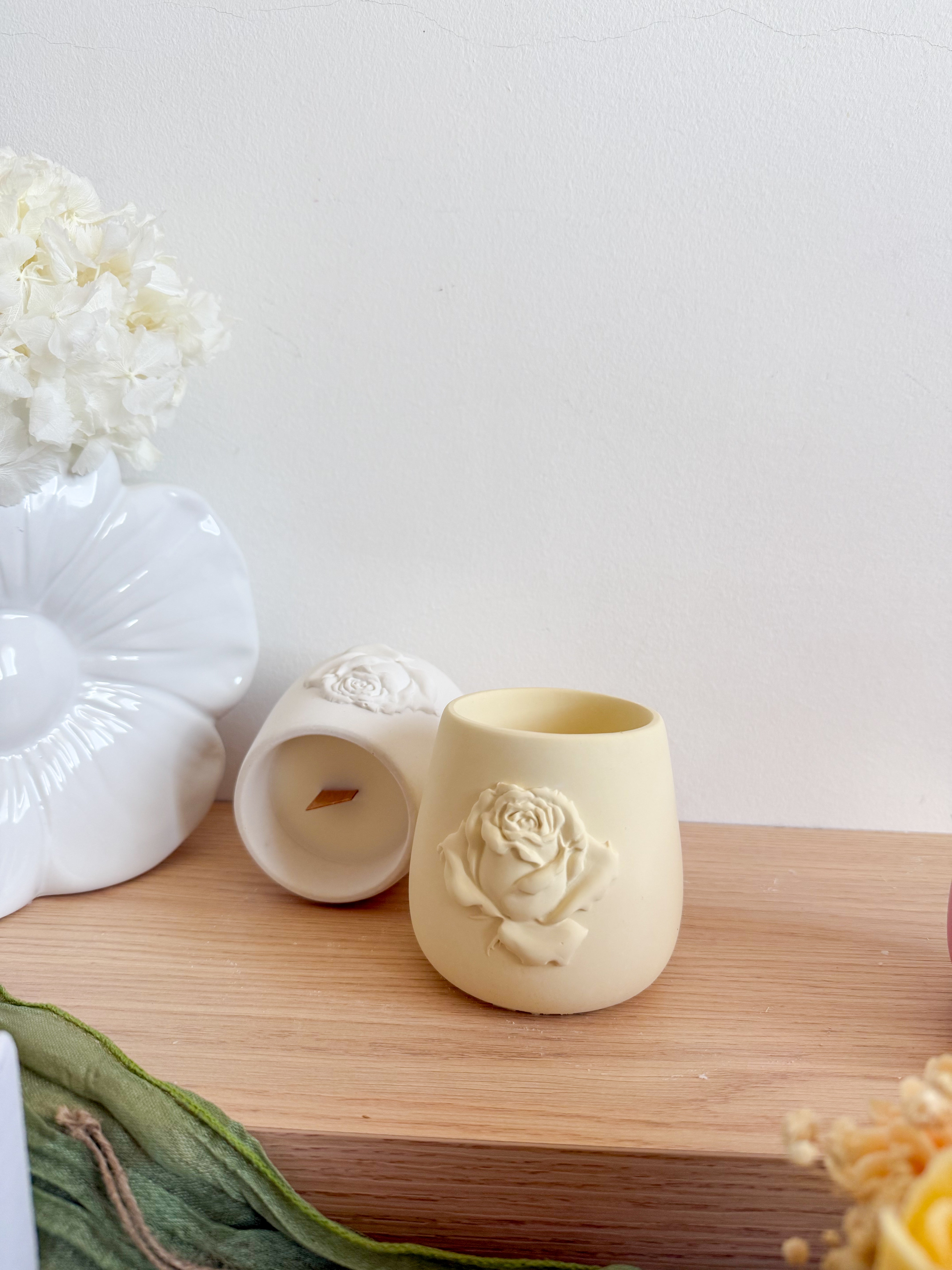 Vela de Cera de Soja - Copo Rosa | 200g