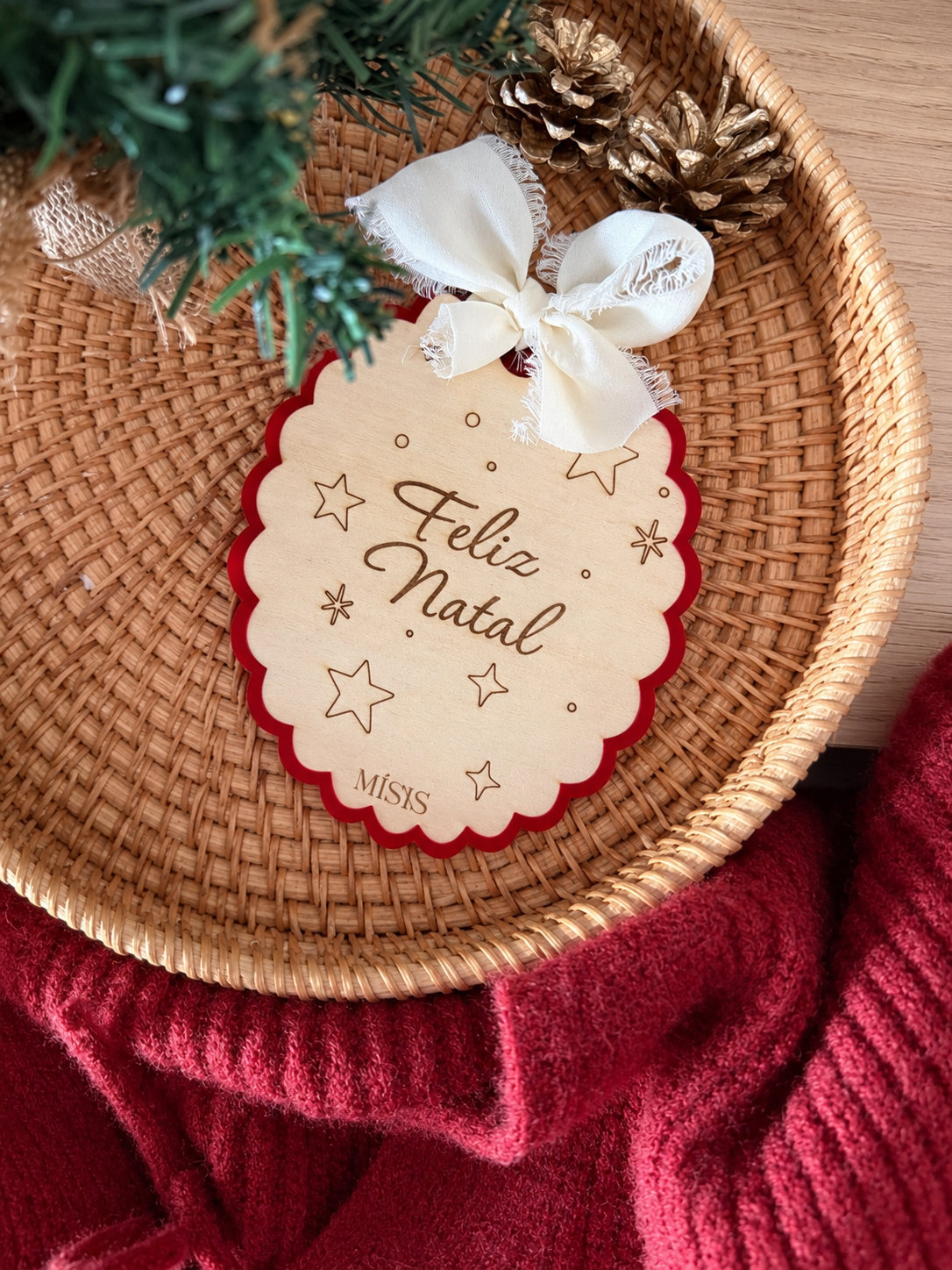 Pendente "Feliz Natal"