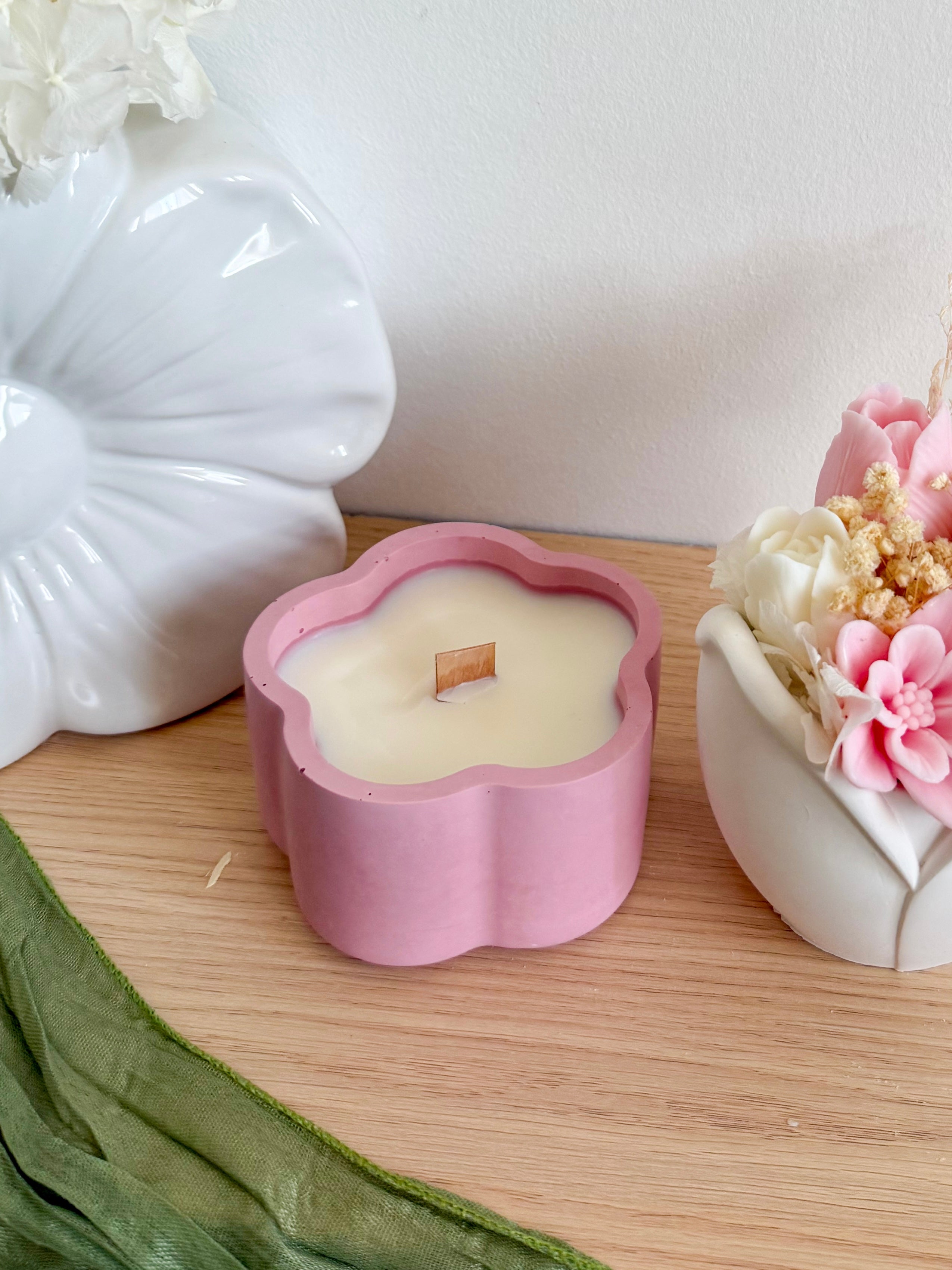 Vela de Cera de Soja - Flor | 200g