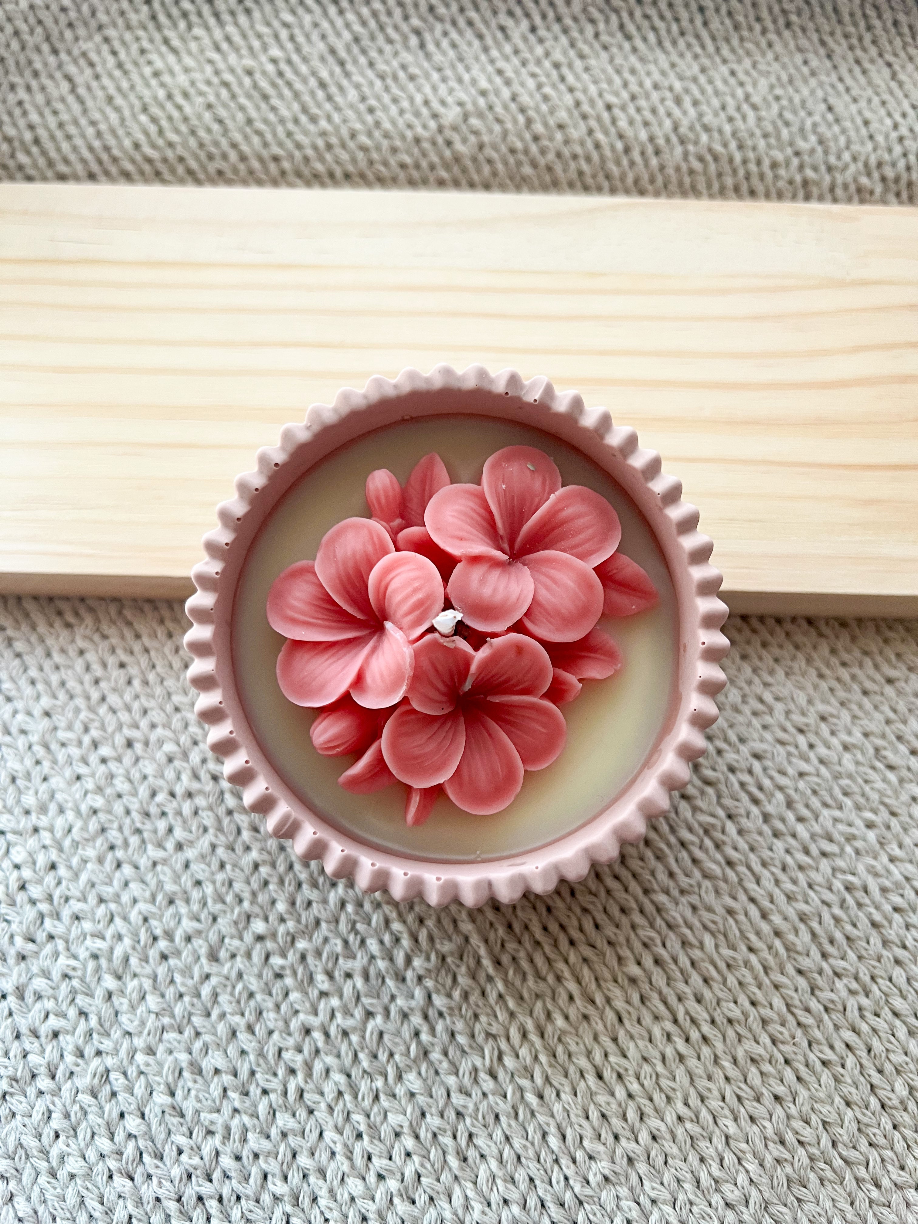 Vela de Cera de Soja - Hortênsia | 90g