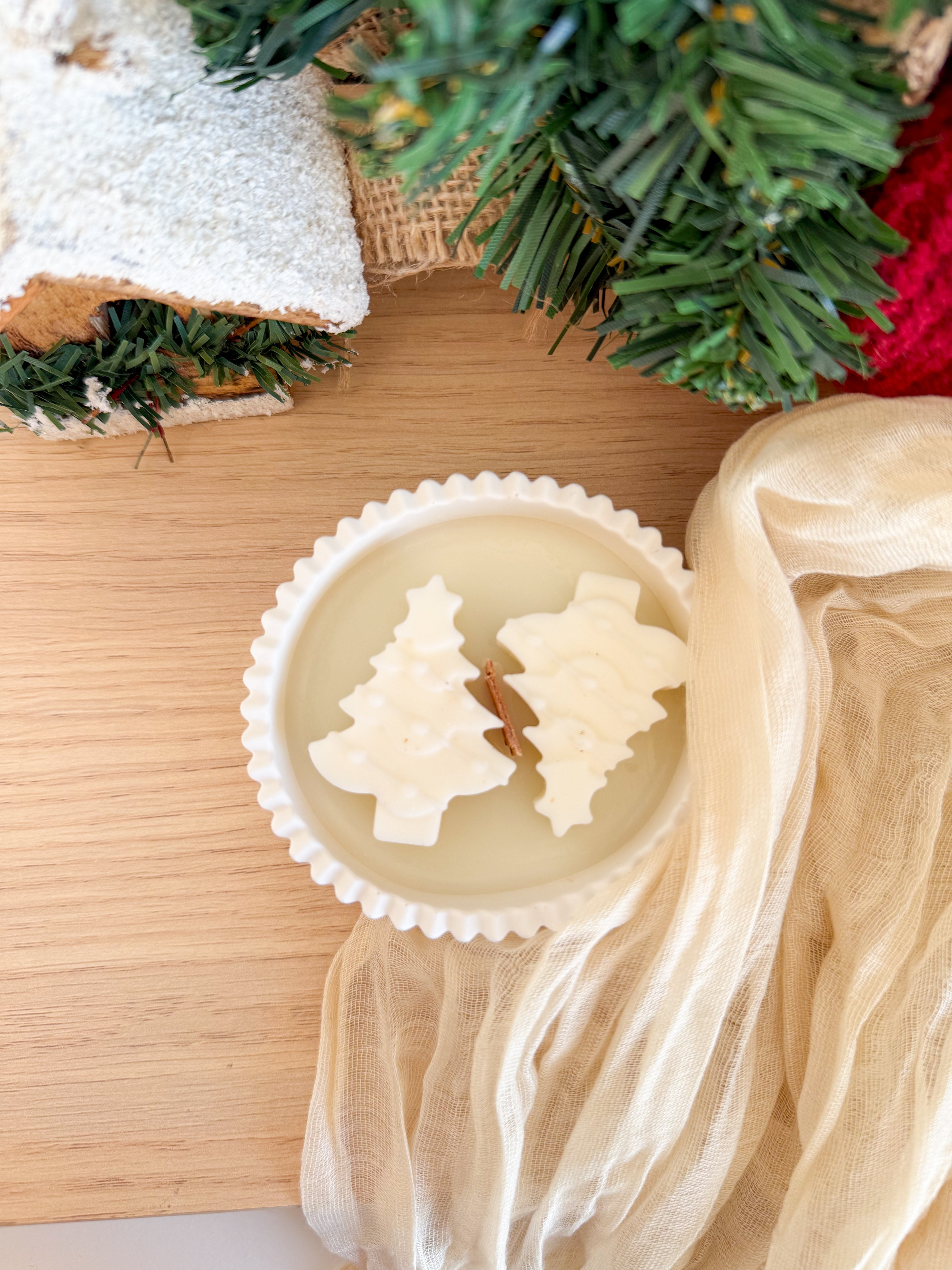 Vela de Cera de Soja - Vinho Quente