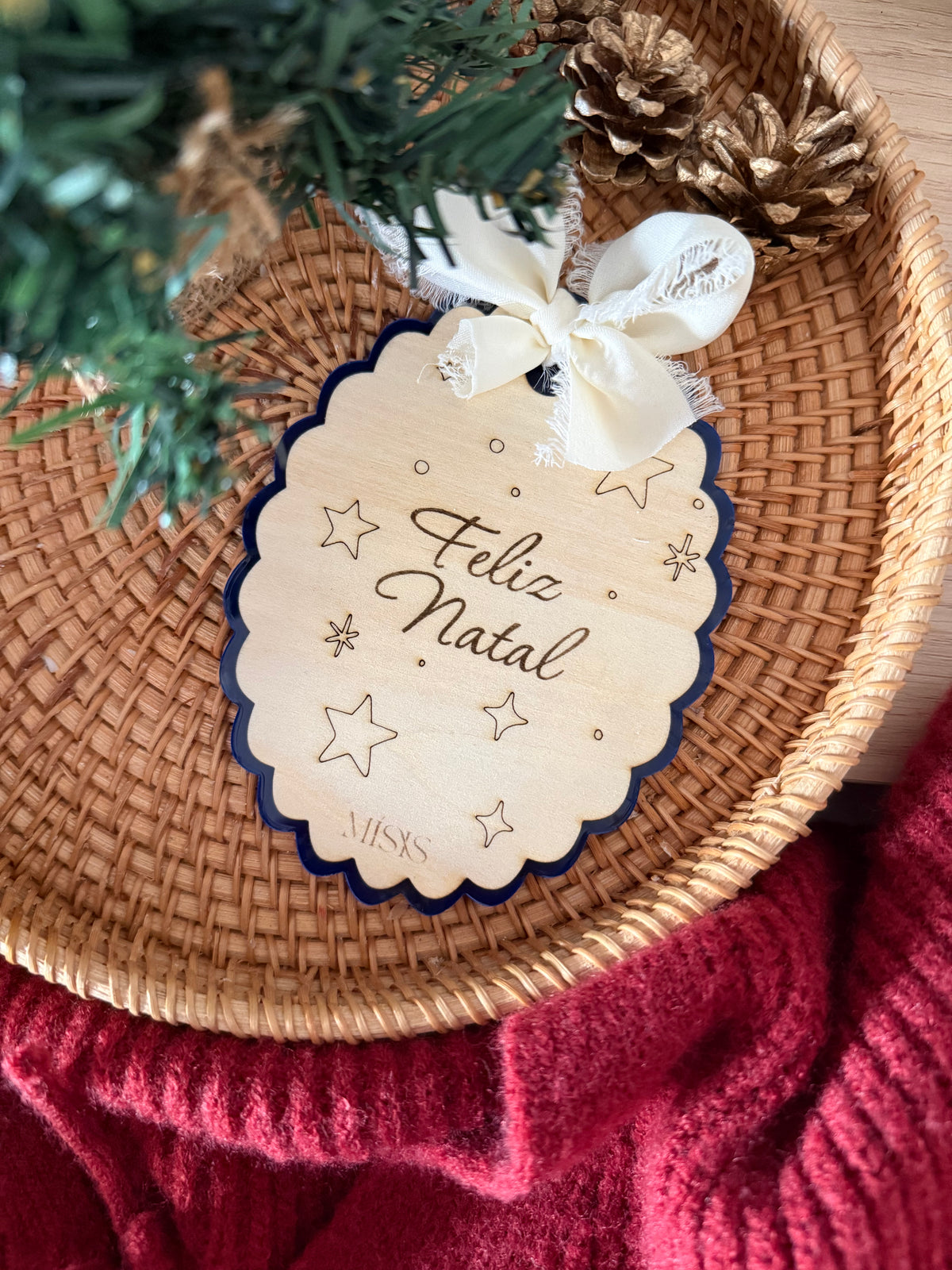 Pendente "Feliz Natal"