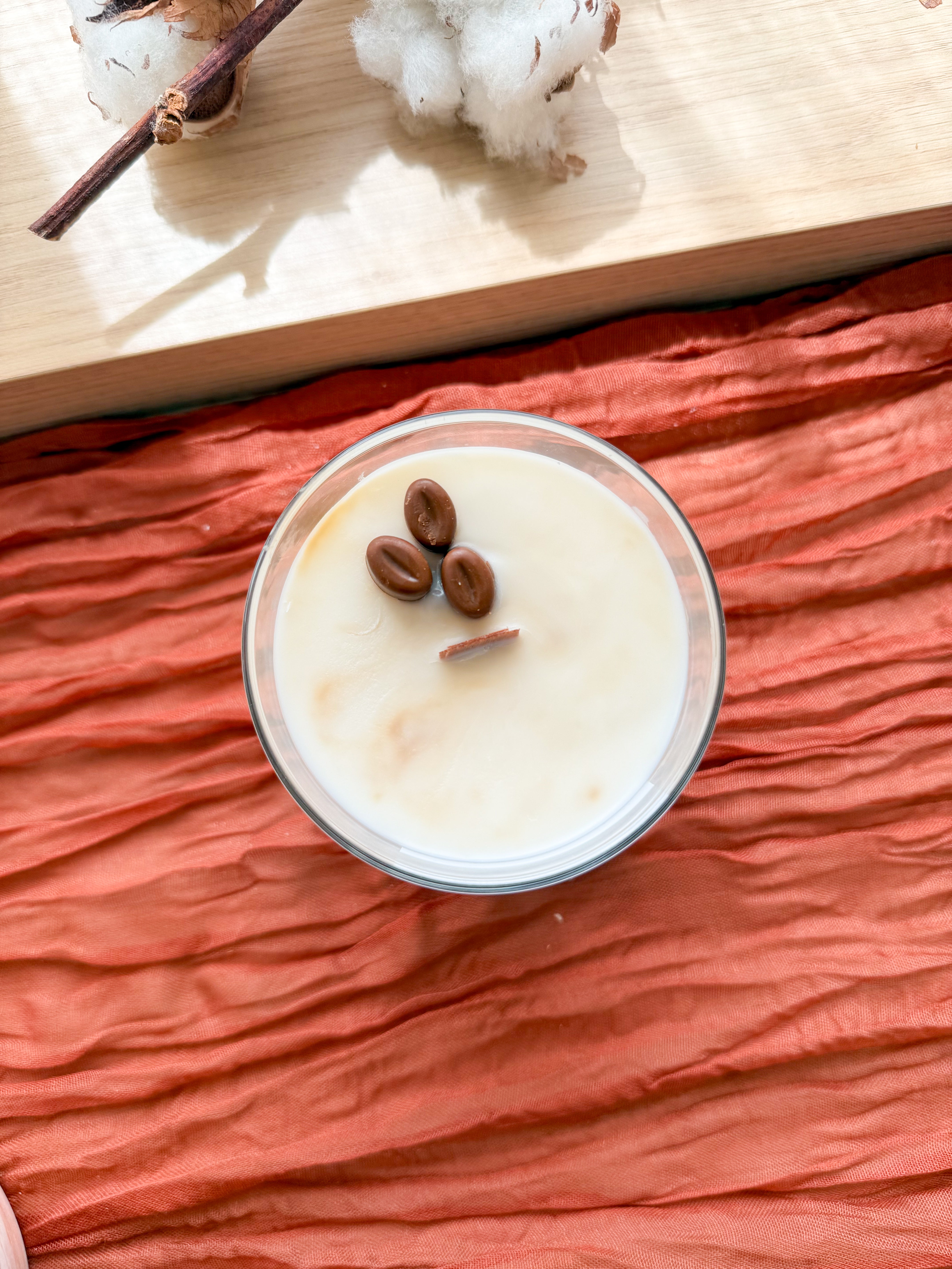 Vela de Cera de Soja - Cappuccino | 250g