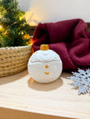 Vela de Cera de Soja - Bola de Natal Grande