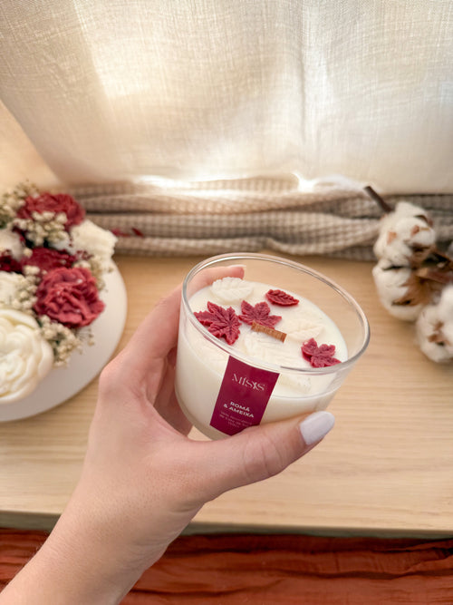 Vela de Cera de Soja - Romã e Ameixa | 150g