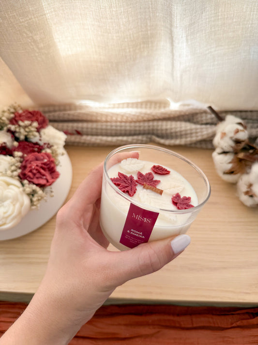 Vela de Cera de Soja - Romã e Ameixa | 150g