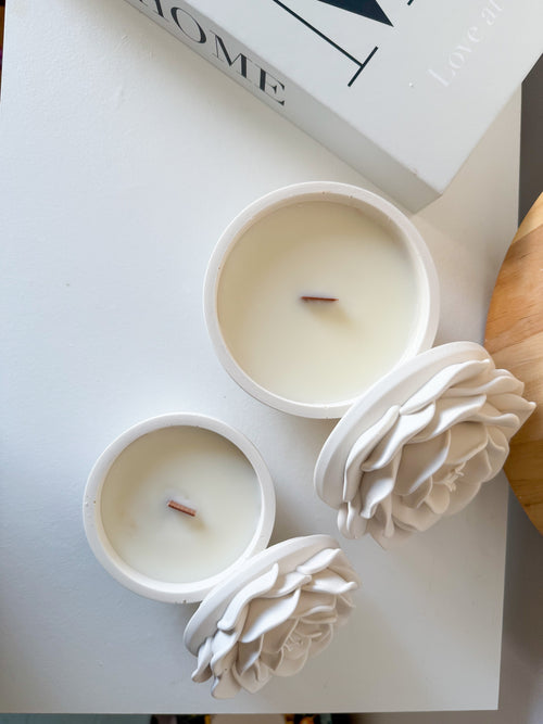 Vela de Cera de Soja - Rosa | 200g