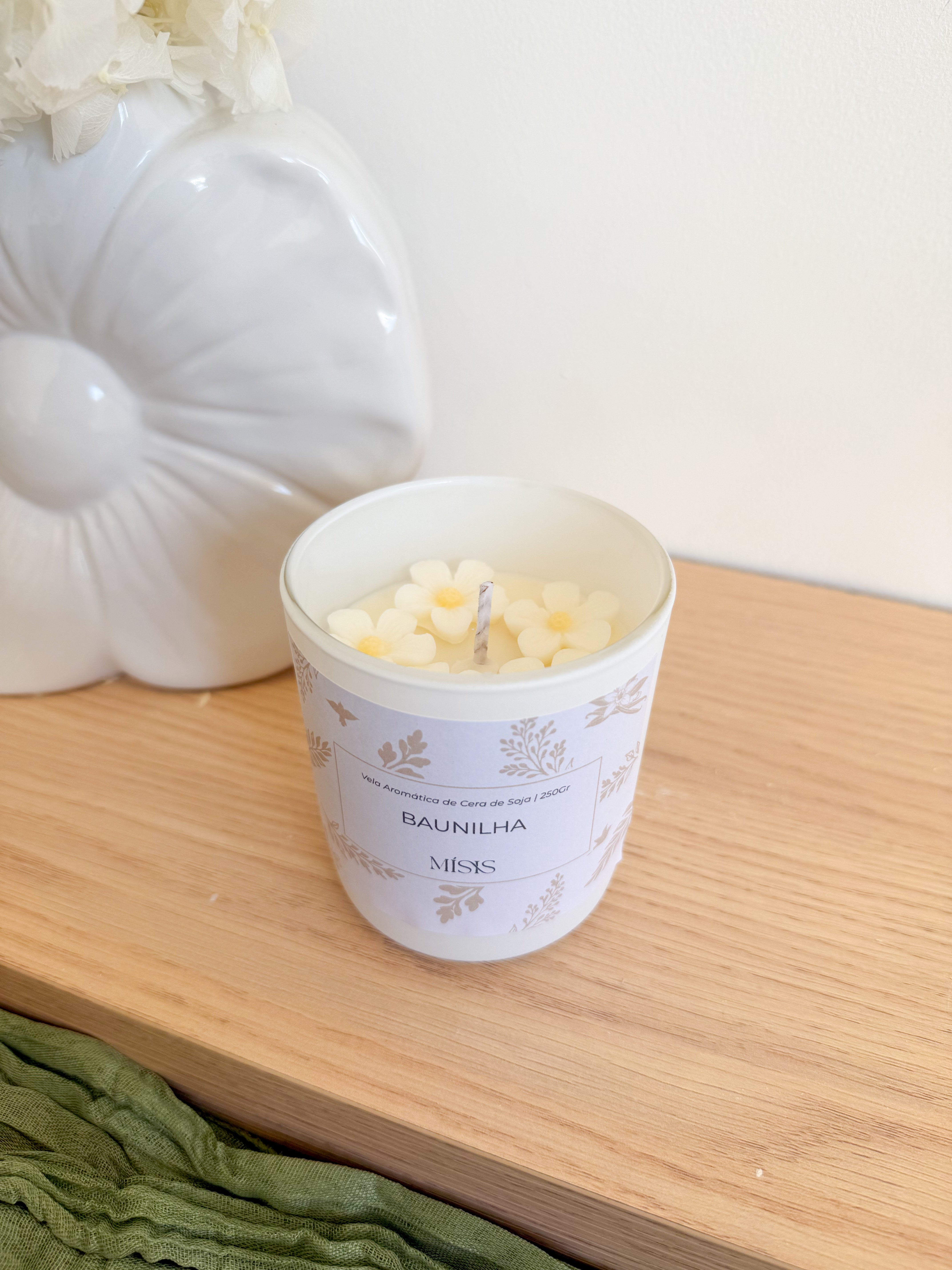 Vela de Cera de Soja - Baunilha | 250g