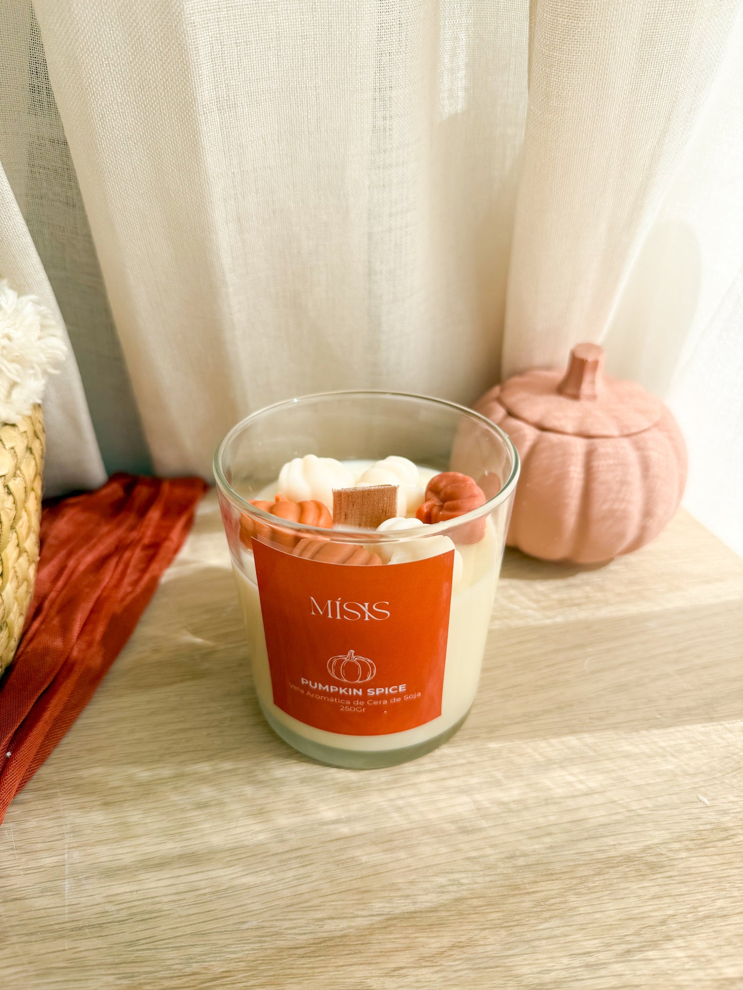 Vela de Cera de Soja - Pumpkin Spice