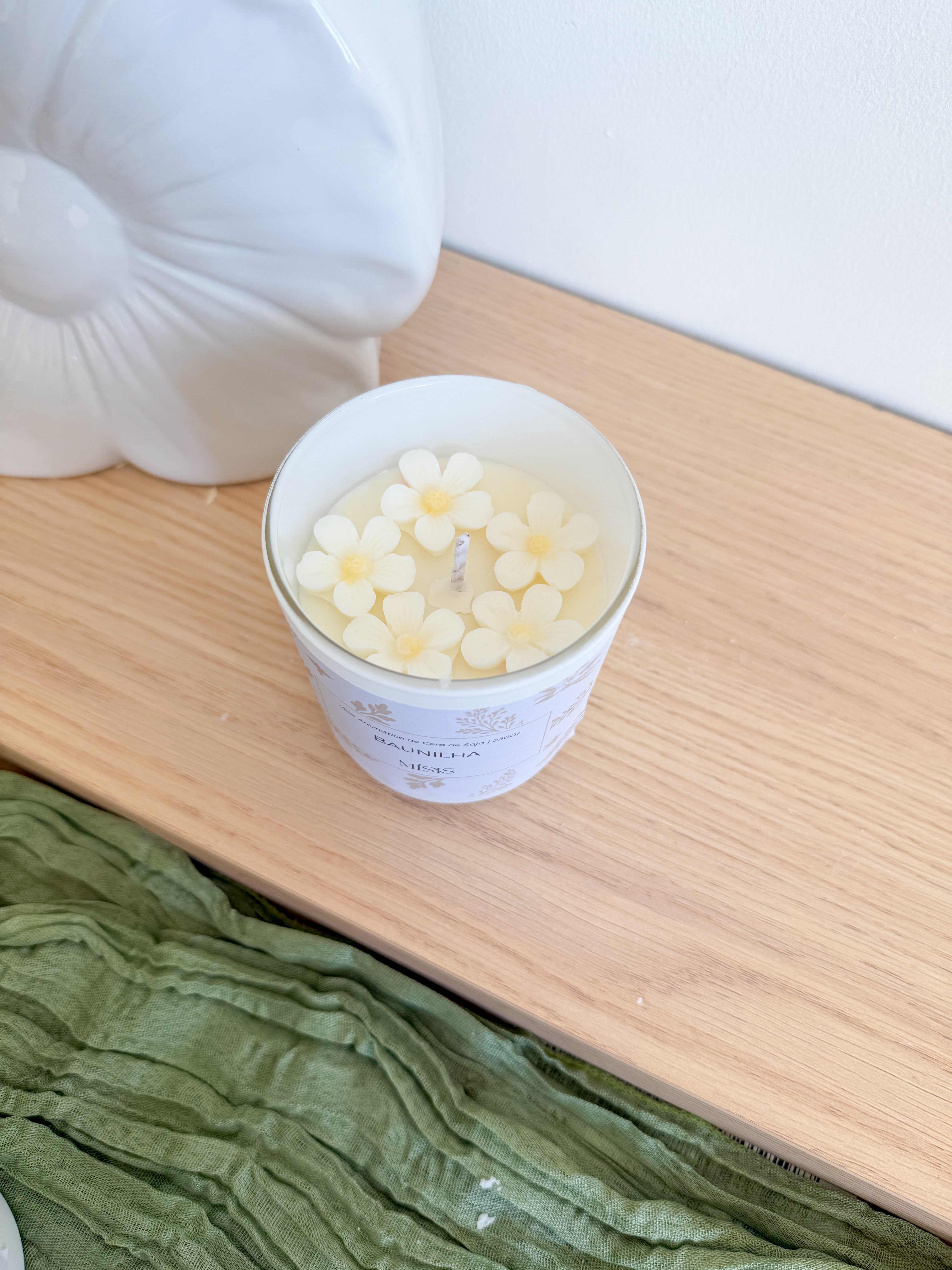 Vela de Cera de Soja - Baunilha | 250g