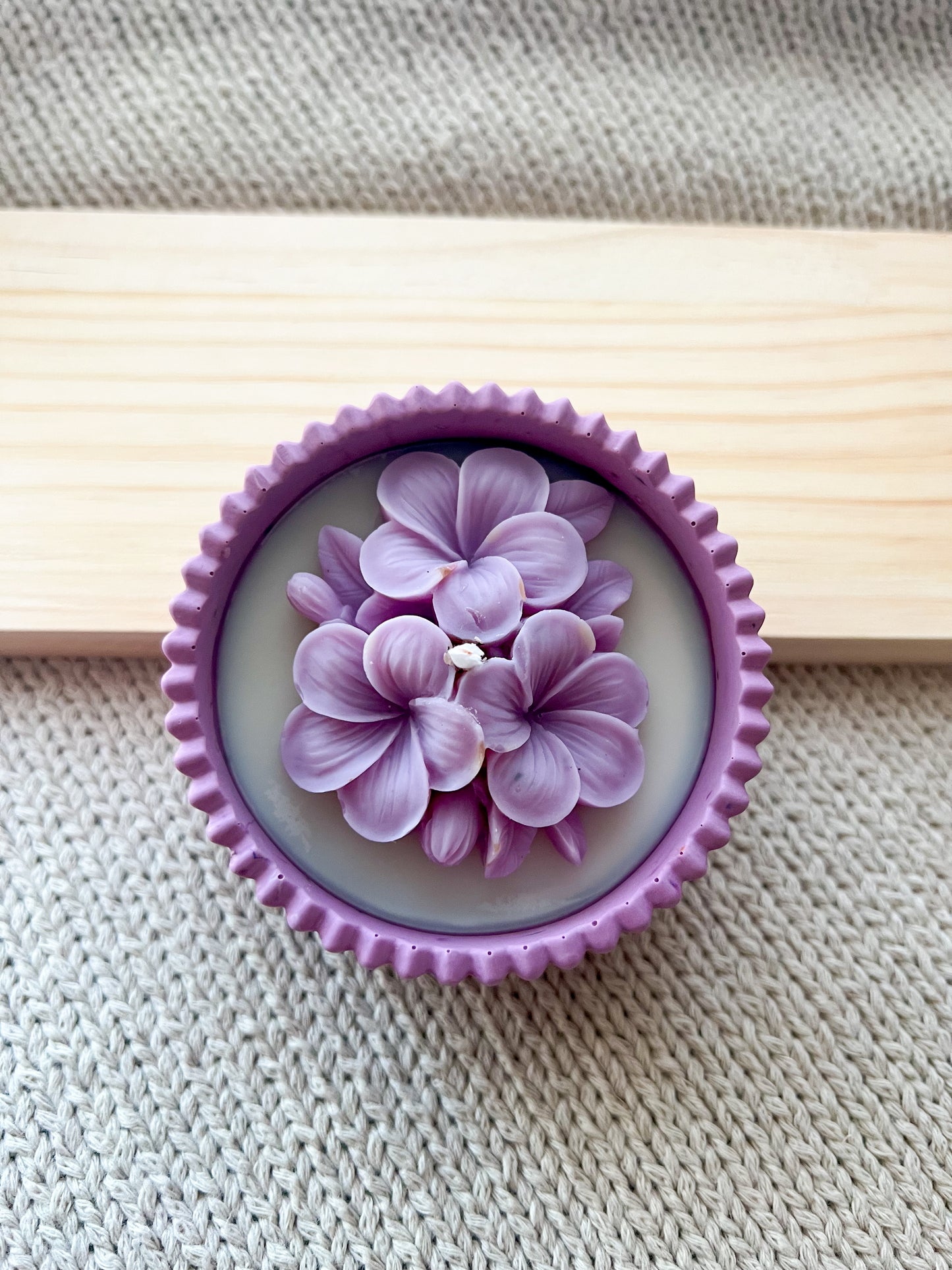 Vela de Cera de Soja - Hortênsia | 90g