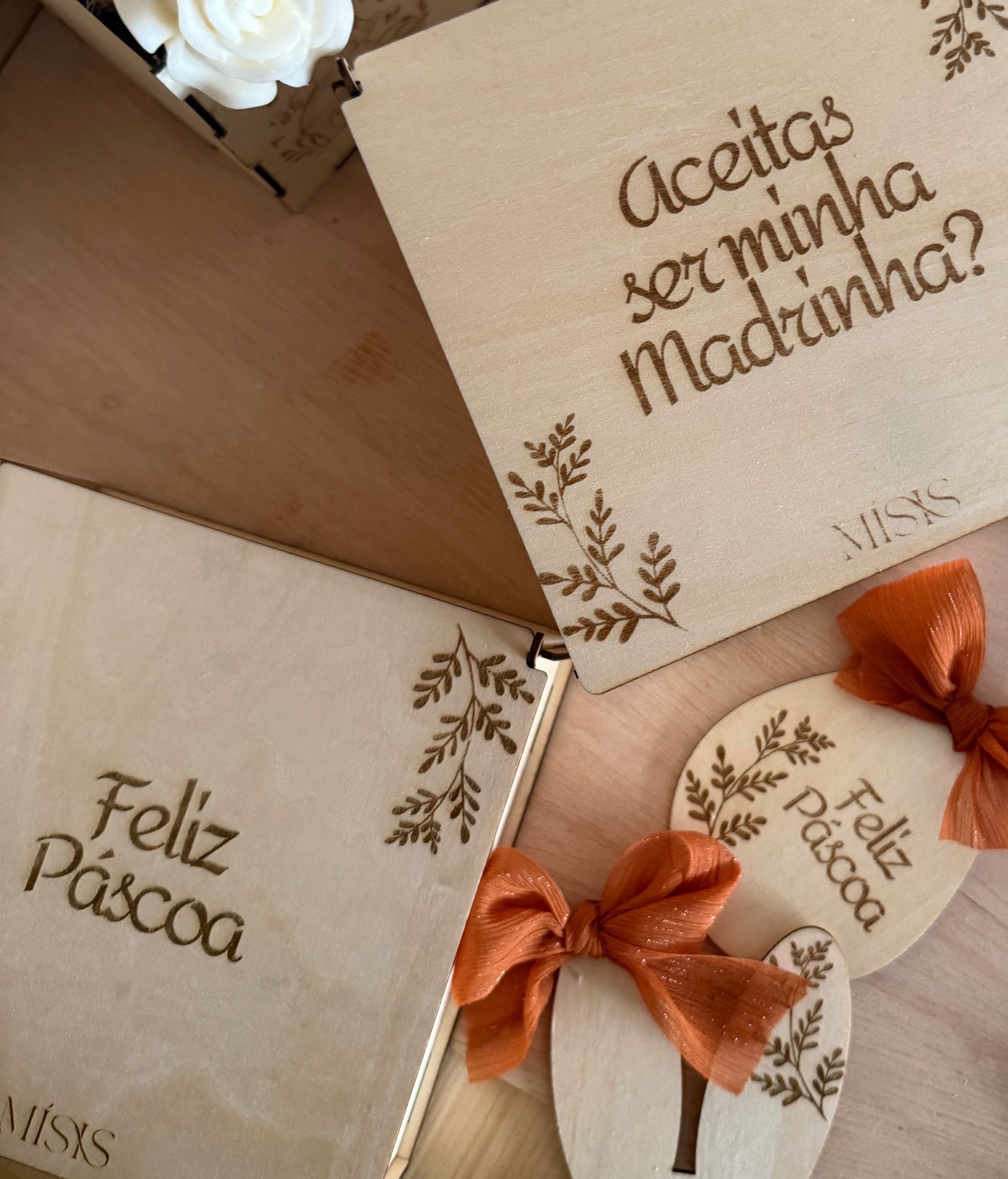 Caixa Presente de Madeira