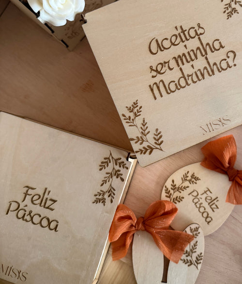 Caixa Presente de Madeira