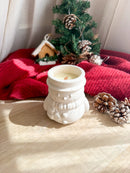 Vela de Cera de Soja - Boneco de Neve