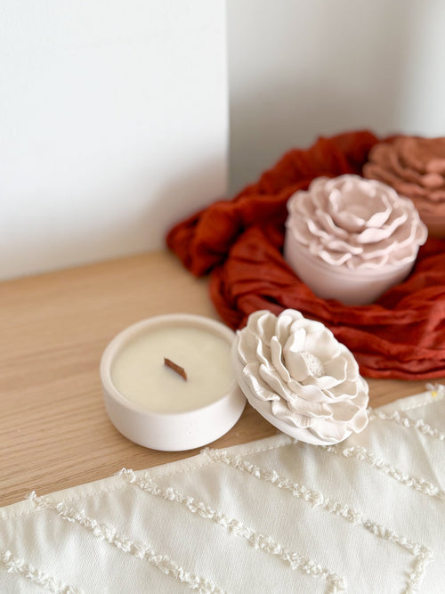 Vela de Cera de Soja - Camélia | 100g