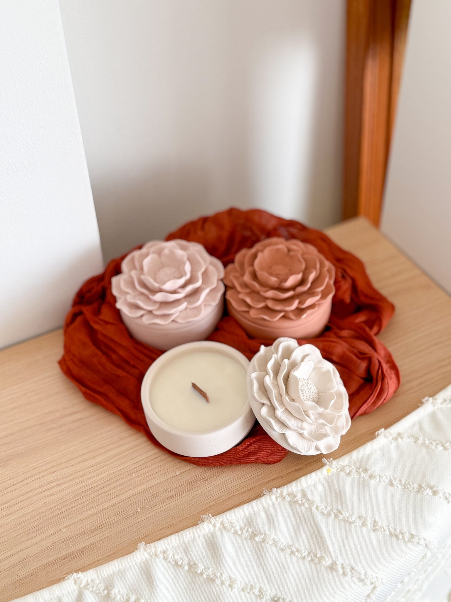 Vela de Cera de Soja - Camélia | 100g