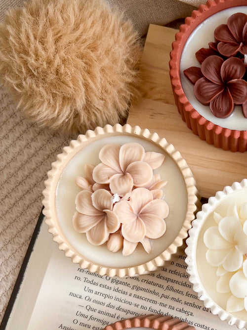 Vela de Cera de Soja - Hortênsia | 90g