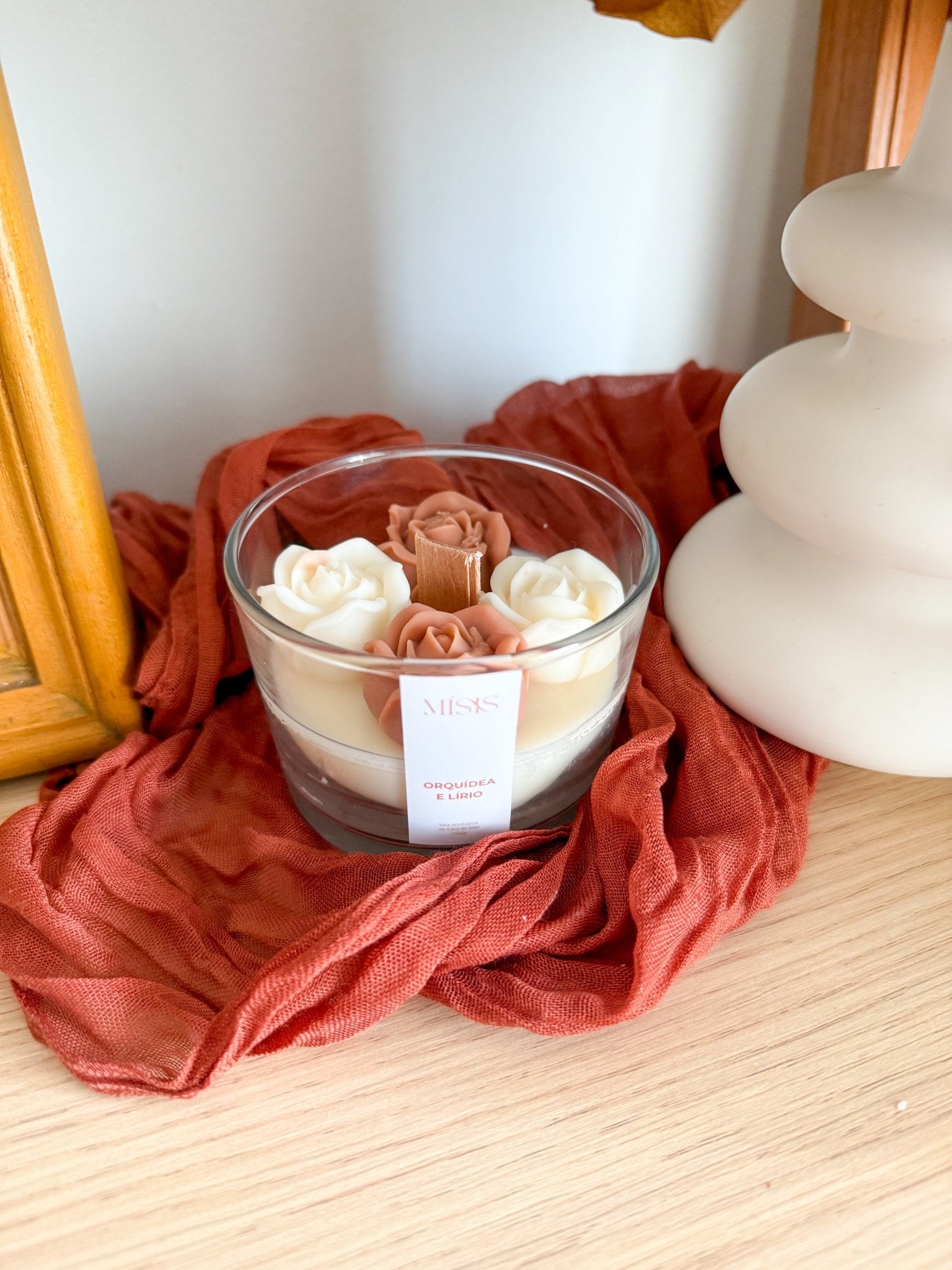 Vela de Cera de Soja - Orquídea e Lírio | 150g