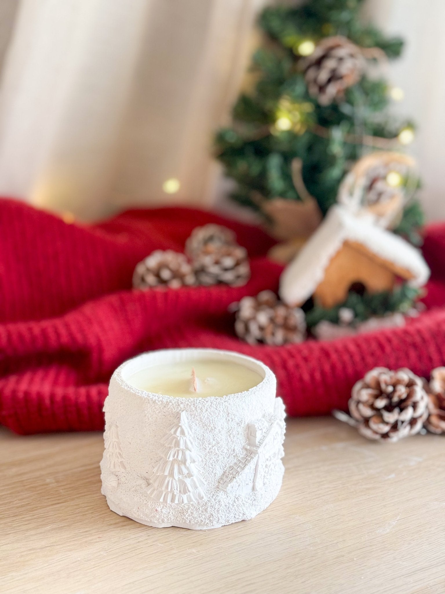 Vela de Cera de Soja - Vila de Natal